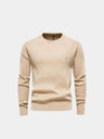 Maglia girocollo a maniche lunghe in misto cotone - Aurelio Club