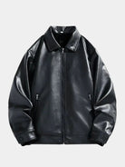 Giacca Denver in similpelle con zip - Aurelio Club