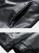 Giacca Denver in similpelle con zip - Aurelio Club