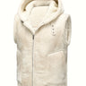 Gilet uomo con cappuccio e zip