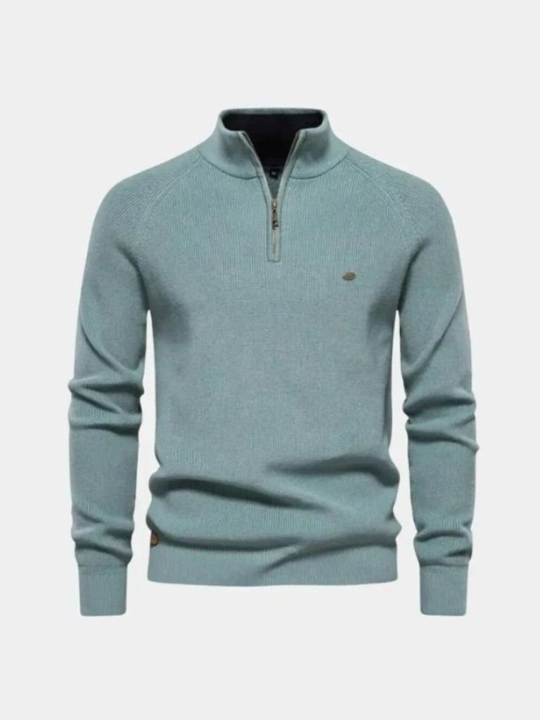 Pullover con zip corta Classic - Aurelio Club