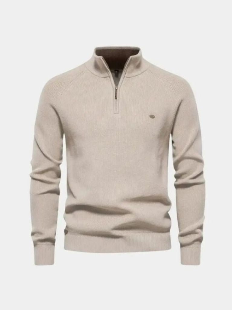 Pullover con zip corta Classic - Aurelio Club
