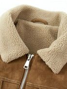 Giacca Essential con collo in pile e zip - Aurelio Club