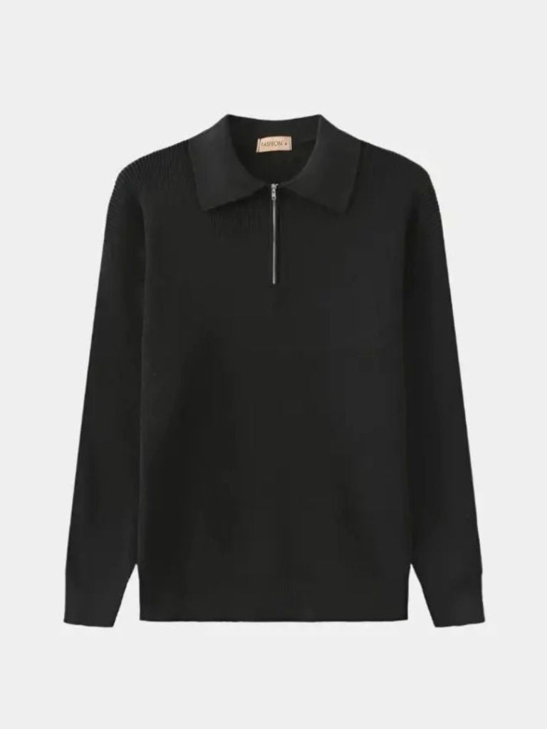 Pullover Essential con mezza zip - Aurelio Club