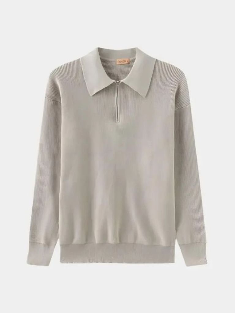Pullover Essential con mezza zip - Aurelio Club