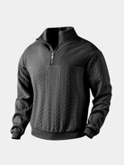 Pullover a collo alto con zip corta - Aurelio Club