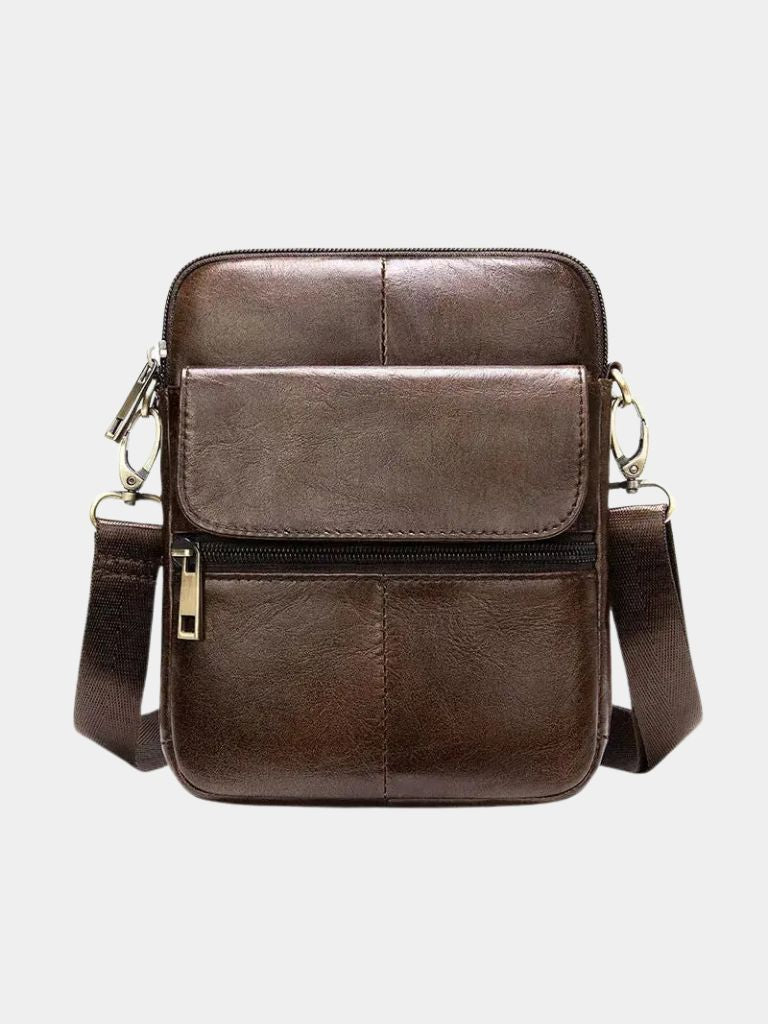 Borsa a tracolla in pelle Essential - Aurelio Club