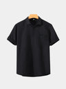 Polo Essential in lino a maniche corte - Aurelio Club