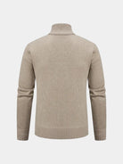 Cardigan Essential con motivo a trecce e zip - Aurelio Club
