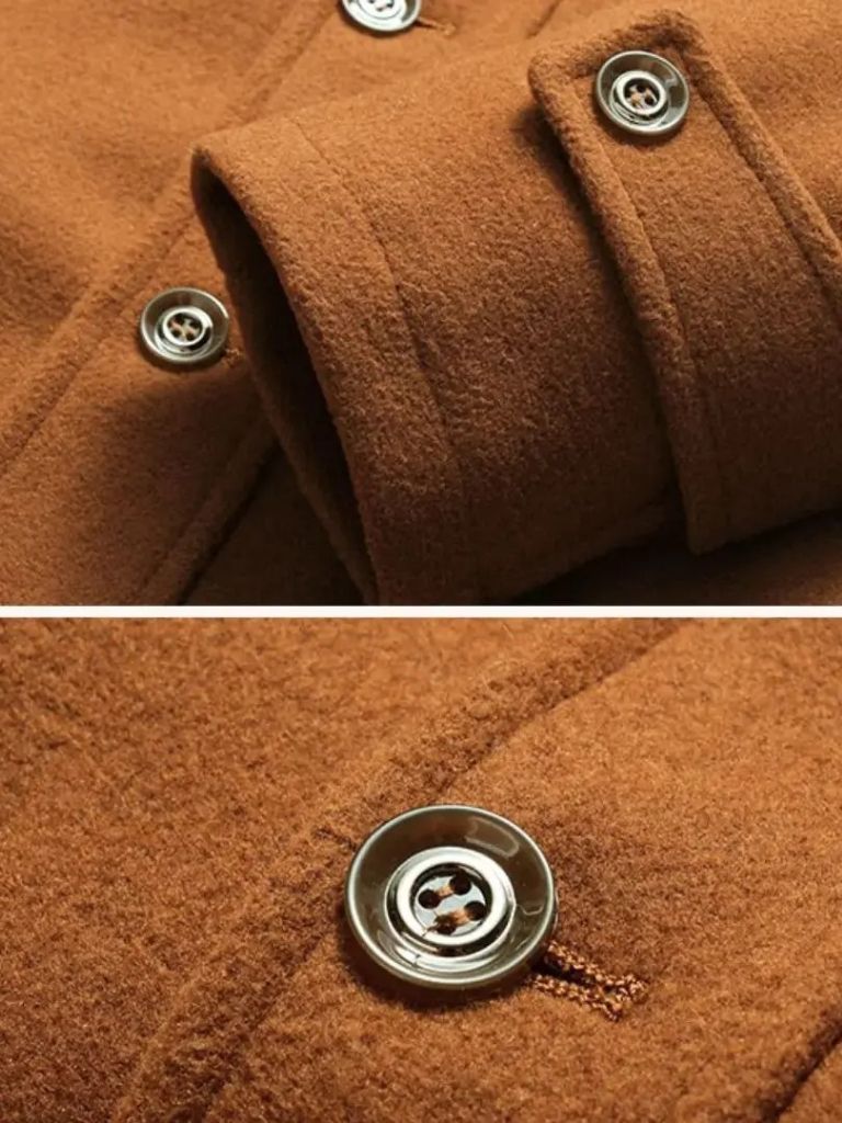 Cappotto monopetto in misto lana Essential - Aurelio Club