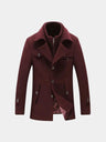 Cappotto monopetto in misto lana Essential - Aurelio Club