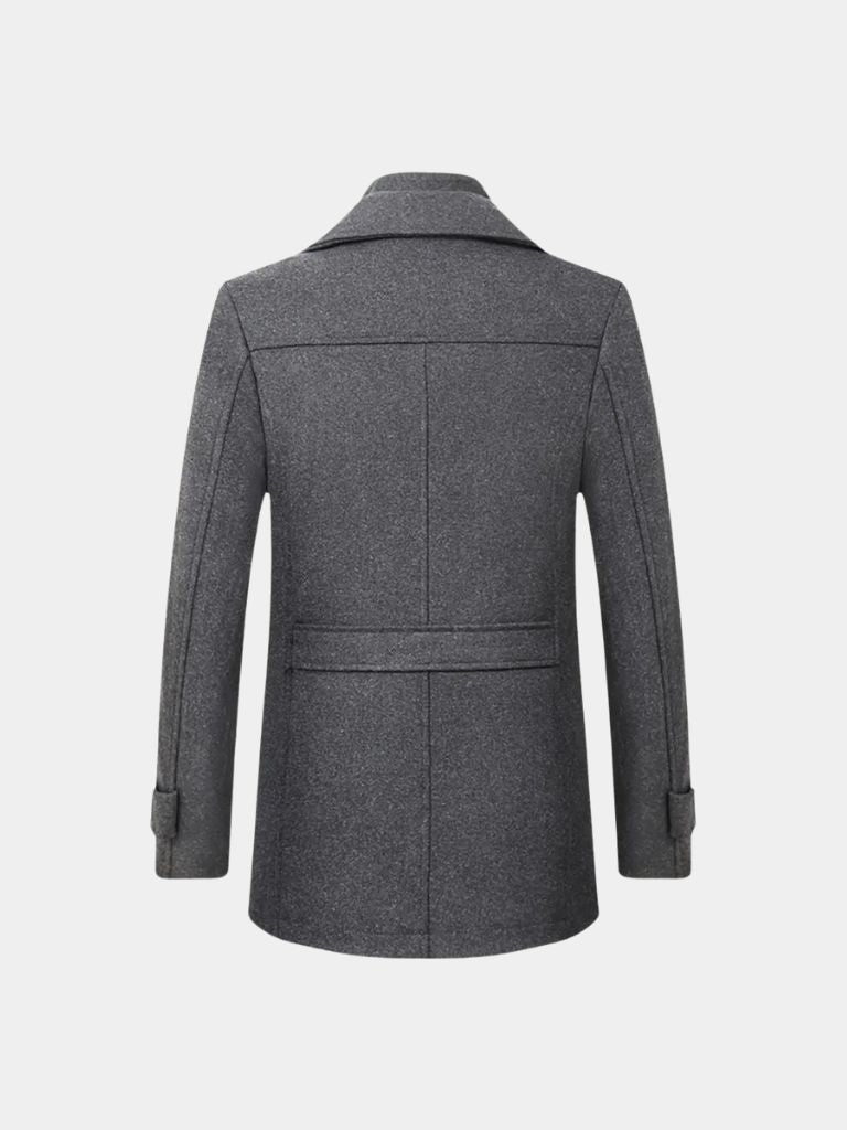 Cappotto monopetto in misto lana Essential - Aurelio Club