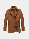 Cappotto monopetto in misto lana Essential - Aurelio Club
