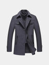 Cappotto monopetto in misto lana Essential - Aurelio Club