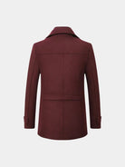 Cappotto monopetto in misto lana Essential - Aurelio Club