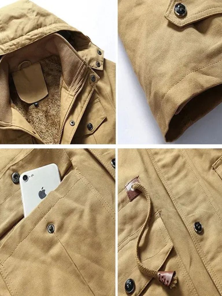 Bomber in pile con cappuccio - Aurelio Club