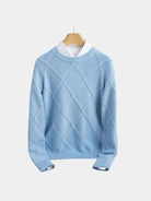 Pullover girocollo in cashmere a rombi Blanchet - Aurelio Club