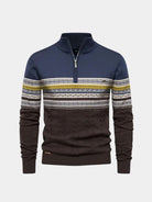 Pullover in maglia con mezza zip - Aurelio Club