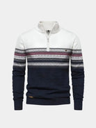 Pullover in maglia con mezza zip - Aurelio Club
