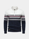 Pullover in maglia con mezza zip - Aurelio Club