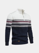 Pullover in maglia con mezza zip - Aurelio Club