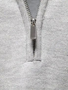 Pullover in misto cotone con mezza zip - Aurelio Club