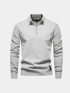 Pullover in misto cotone con mezza zip - Aurelio Club