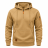 Felpa uomo con cappuccio e mezza zip
