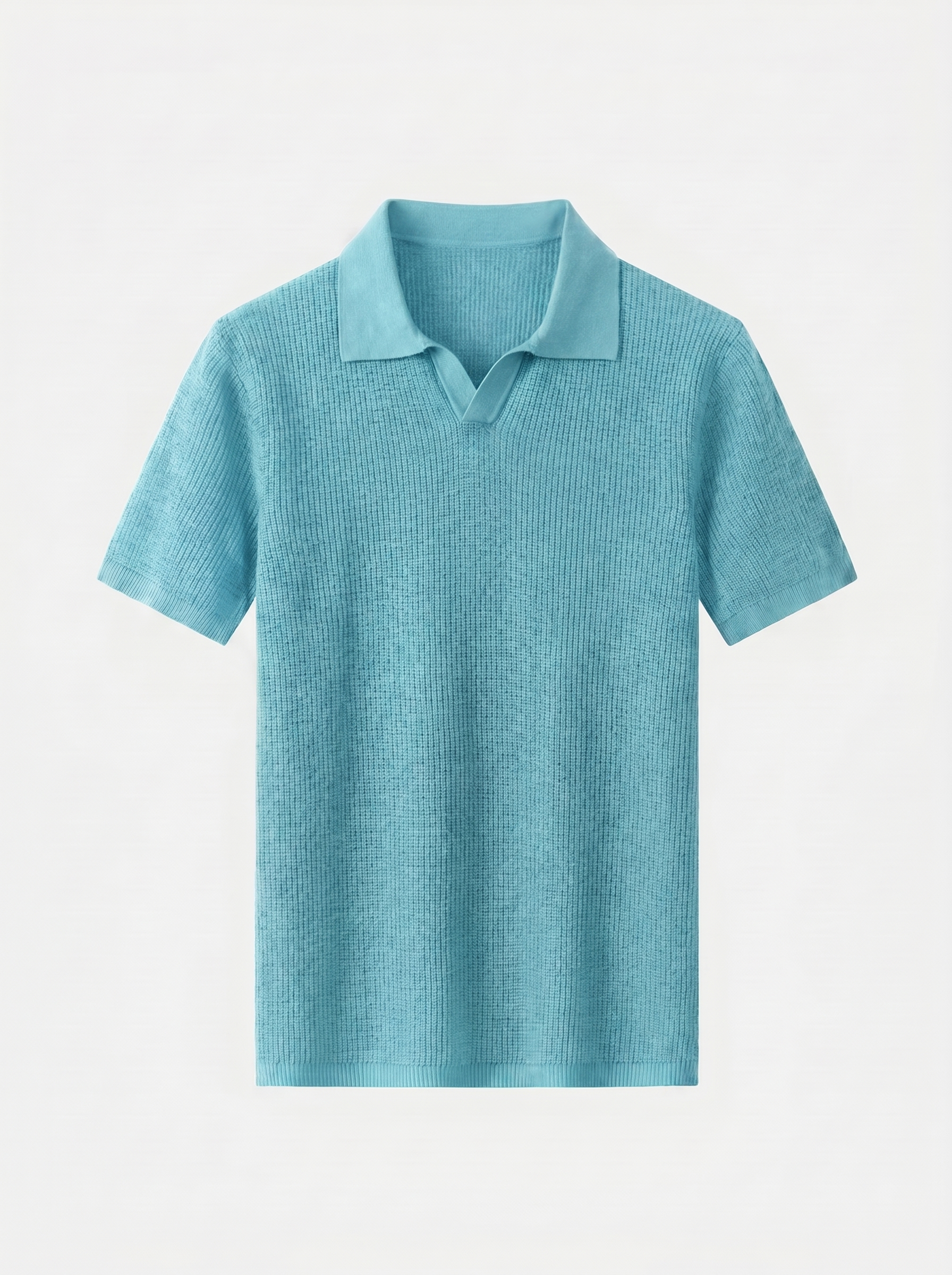 Polo in maglia senza bottoni - Aurelio Club