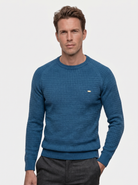 Maglia girocollo a maniche lunghe in misto cotone - Aurelio Club