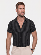 Camicia a righe a maniche corte - Aurelio Club