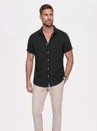 Camicia a righe a maniche corte - Aurelio Club