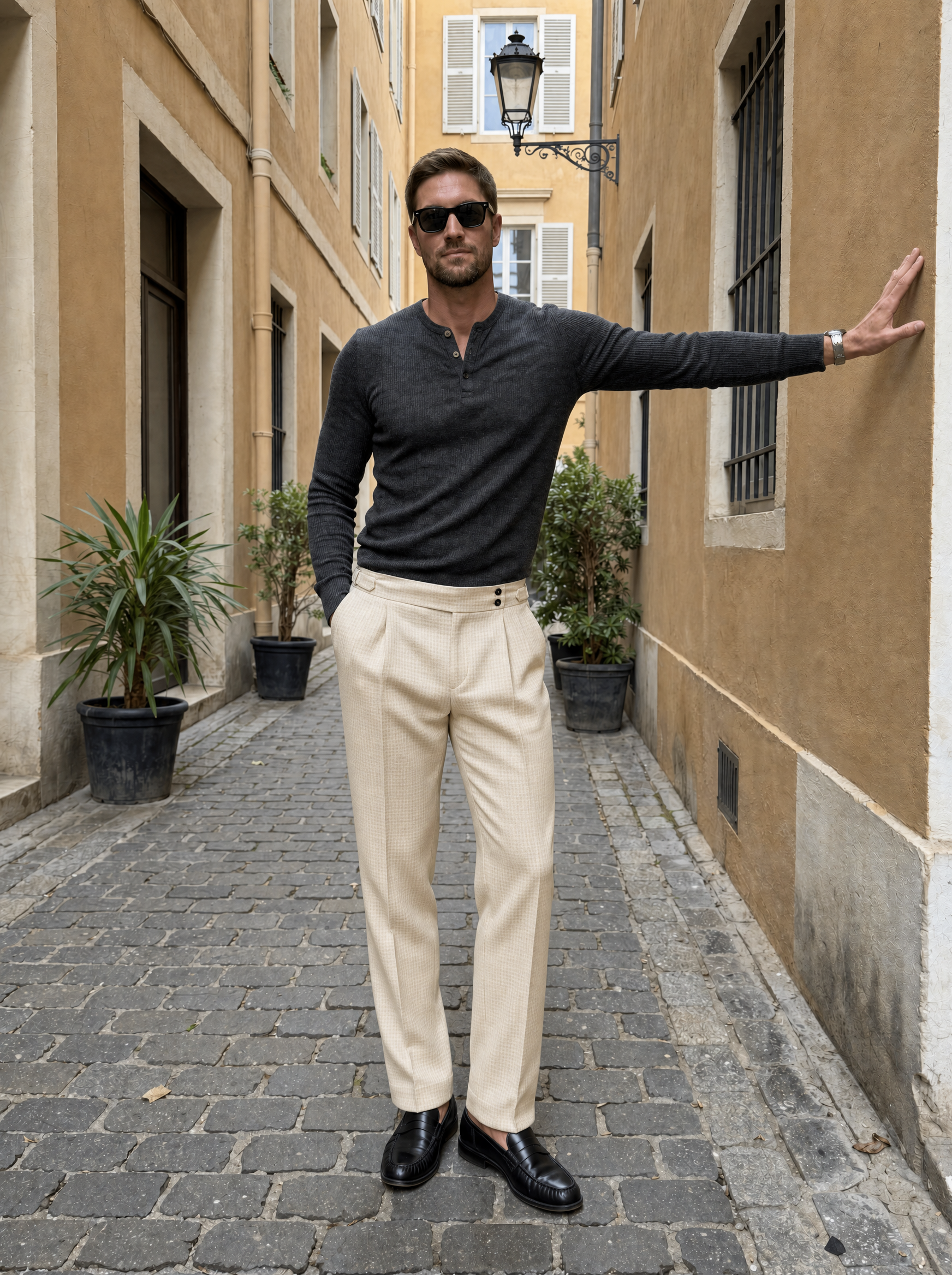 Pantaloni classici d'ispirazione vintage - Aurelio Club
