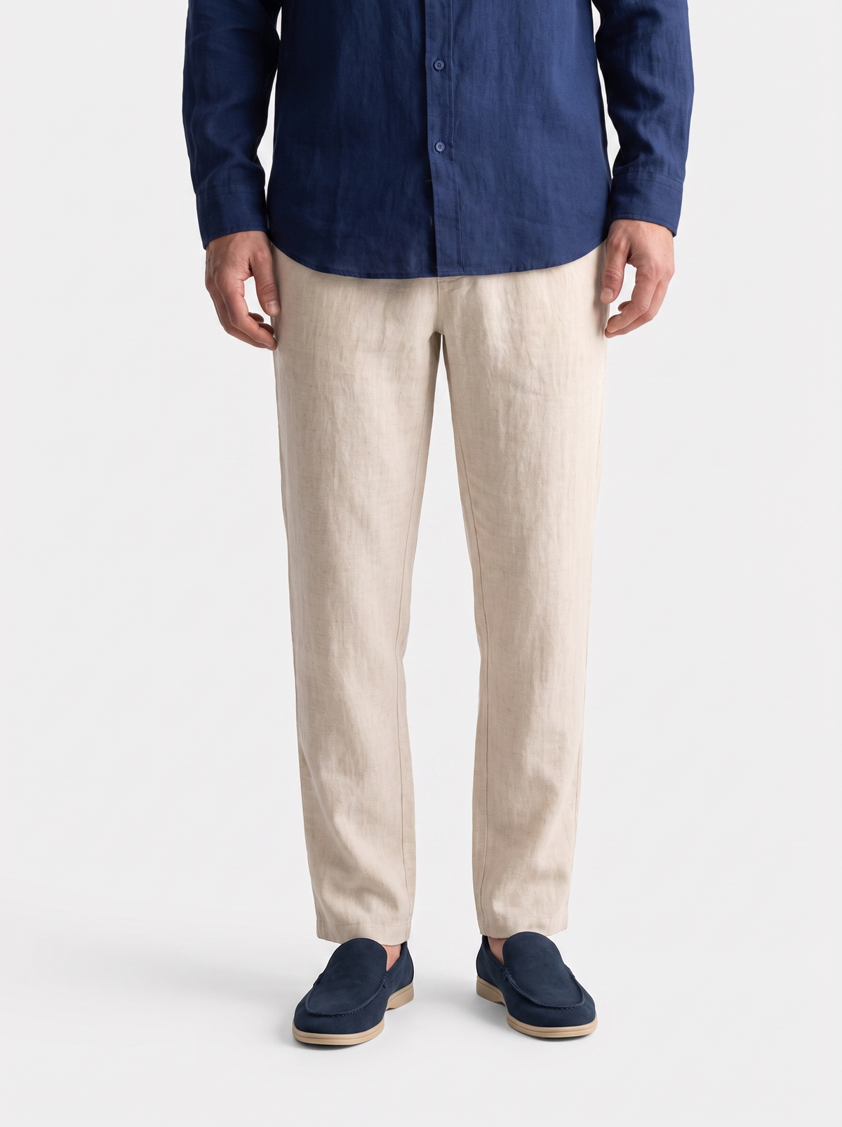 Completo Marino con camicia, pantaloni e mocassini - Aurelio Club