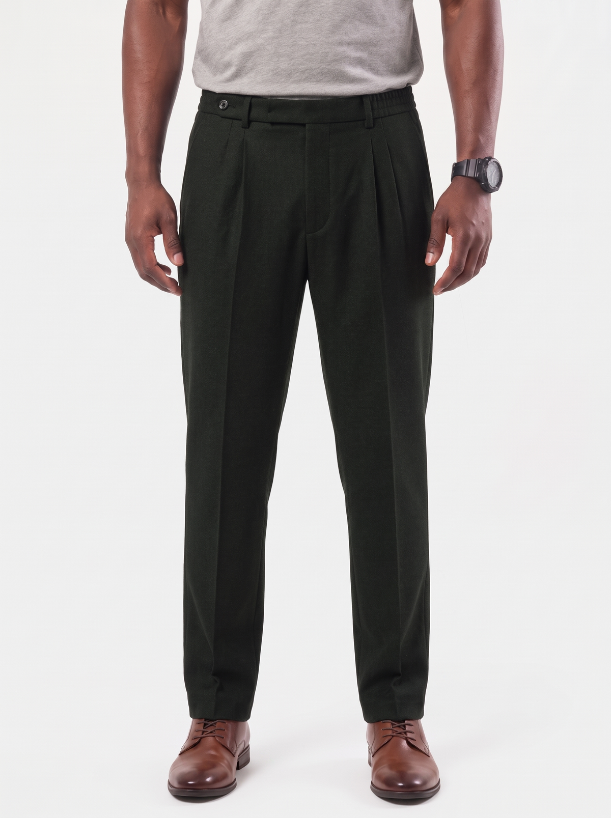 Pantaloni classici con elastico in vita - Aurelio Club