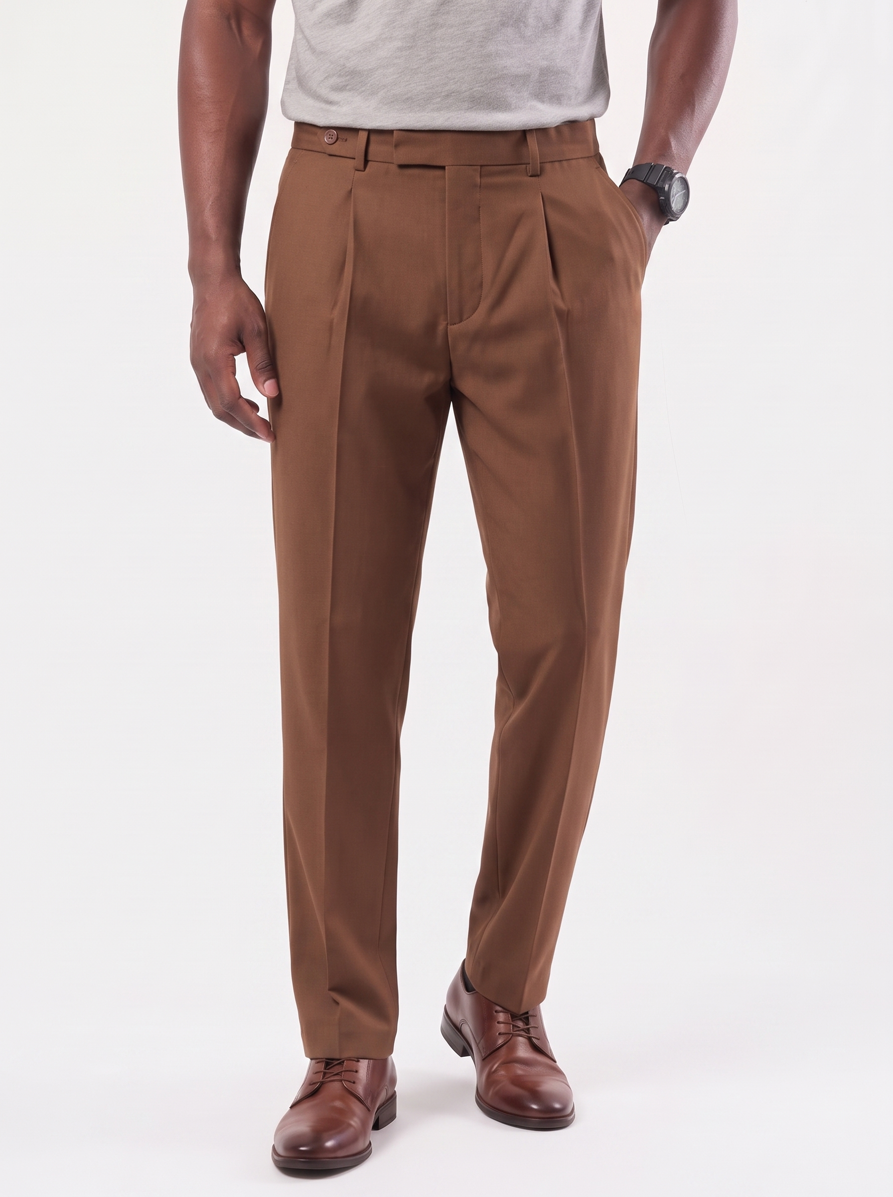 Pantaloni classici con elastico in vita - Aurelio Club