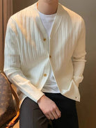 Cardigan a righe con vestibilità rilassata - Aurelio Club