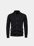 Cardigan in misto cotone con collo alto - Aurelio Club