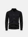 Cardigan in misto cotone con collo alto - Aurelio Club