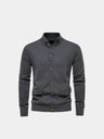 Cardigan in misto cotone con collo alto - Aurelio Club