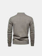 Cardigan in misto cotone con collo alto - Aurelio Club