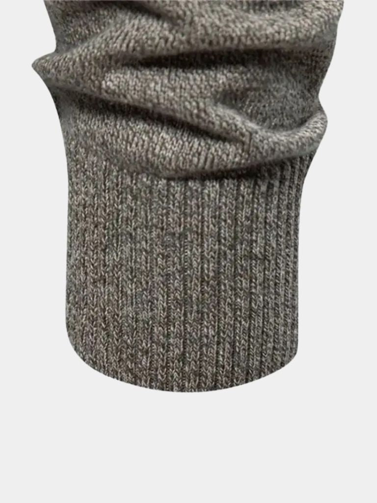 Cardigan in misto cotone con collo alto - Aurelio Club