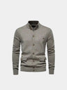 Cardigan in misto cotone con collo alto - Aurelio Club