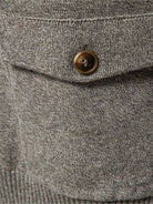 Cardigan in misto cotone con collo alto - Aurelio Club