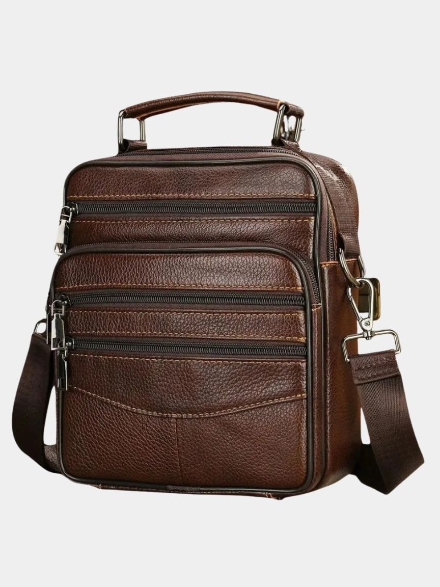 Borsa uomo in pelle a tracolla - Aurelio Club