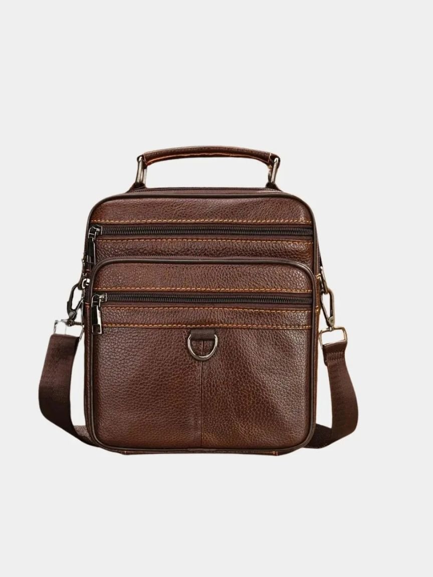 Borsa uomo in pelle a tracolla - Aurelio Club