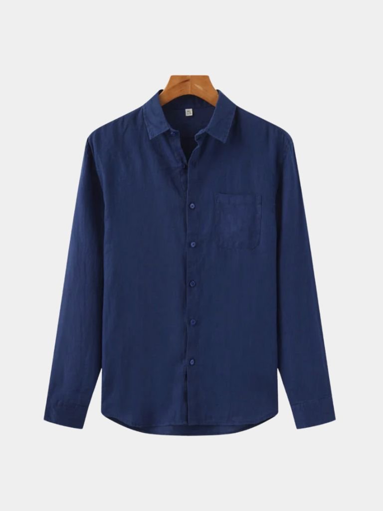 Camicia Coast in lino a maniche lunghe - Aurelio Club