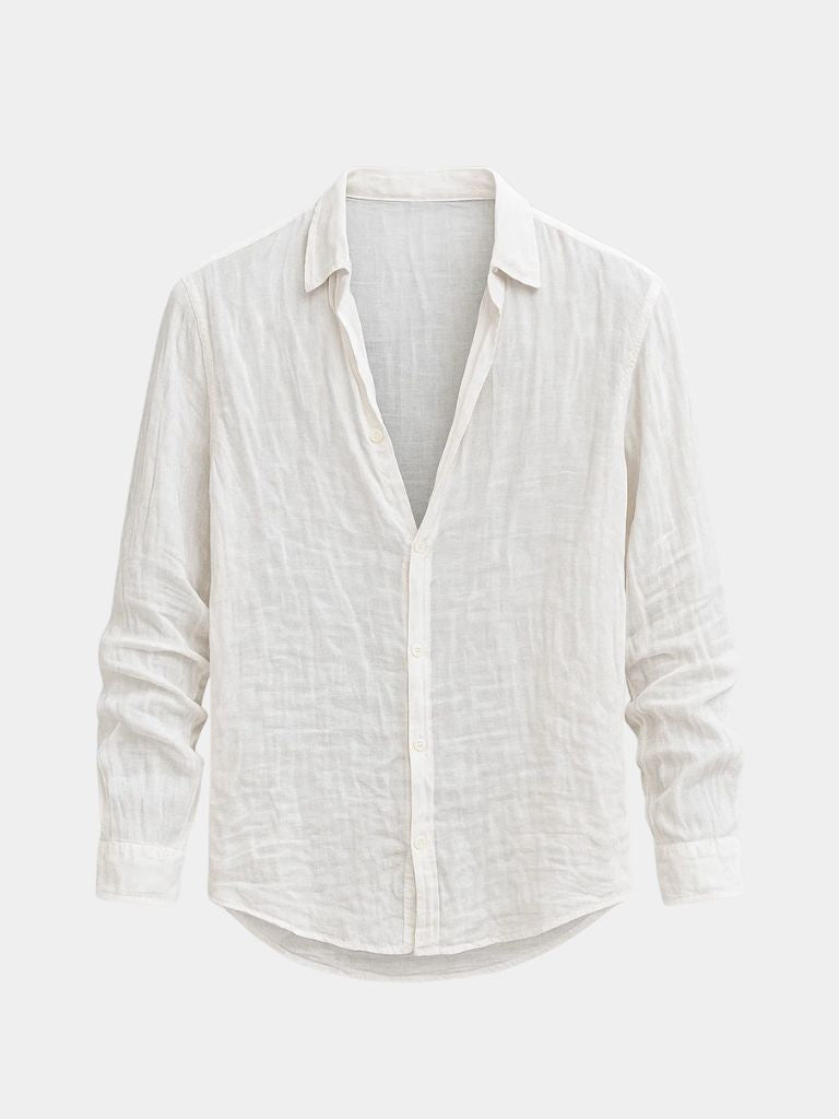 Camicia estiva Reverie in lino a maniche lunghe - Aurelio Club