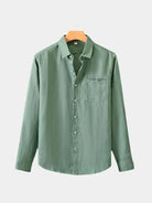 Camicia Essential in lino a maniche lunghe - Aurelio Club