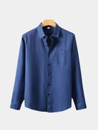 Camicia Essential in lino a maniche lunghe - Aurelio Club